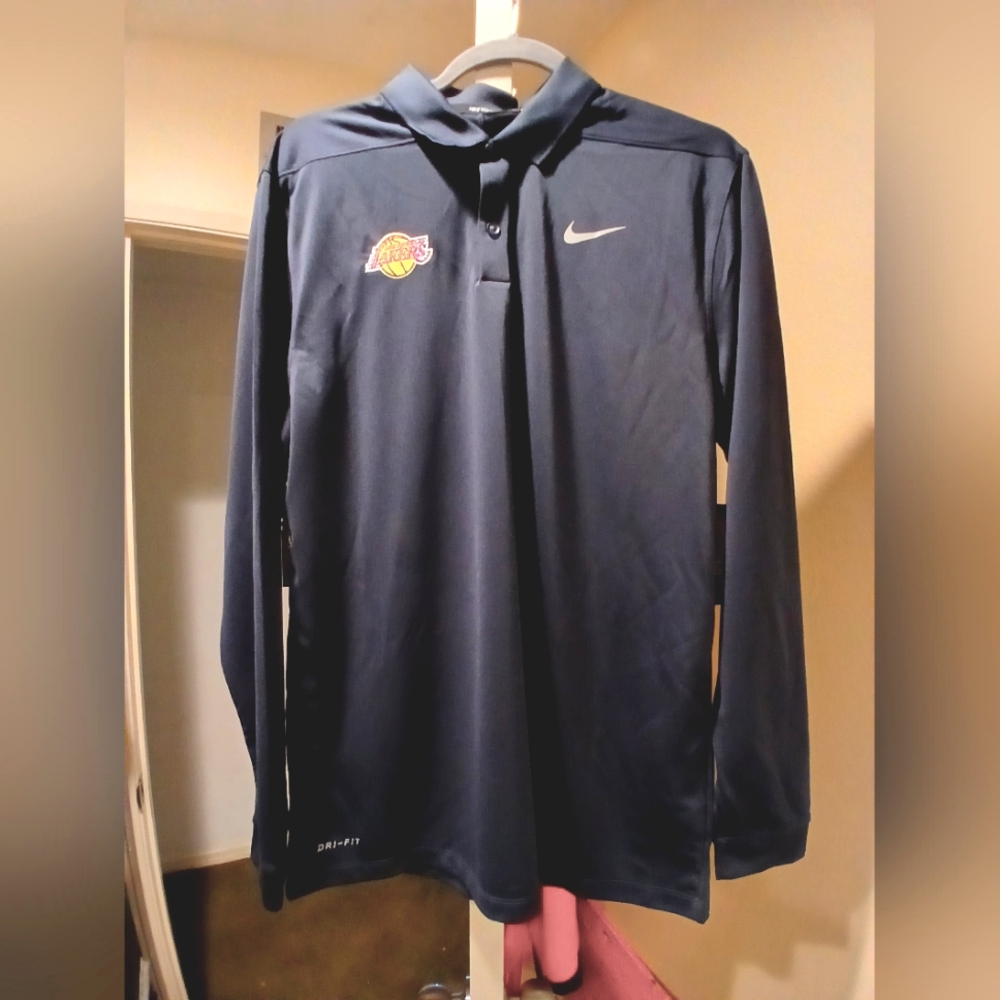 Dri Fit Nike Lakers Golf Shirt